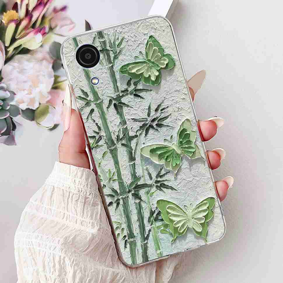 For Samsung A03Core Case Soft Silicone Cute Heart Painted Cover Case For Samsung Galaxy A03 Core SM-A032F TPU Fundas Capa