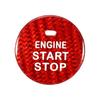 TUCKBOLD Durable Engine Start Stop Button Cover for Subaru WRX | Ignition Starter Switch Sticker Red 1pc