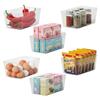 Transparent Storage Box with Drawer and Handles, Perfect for Kitchen Storage, Small Organizers, and Refrigerator Storage, Perfect for Storing Snacks,