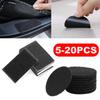 5/10/20Pcs Car Carpet Tape Floor Mat Strong Self Adhesive Fastener Hook and Loop Tape Fastener Tape Nylon Sticker
