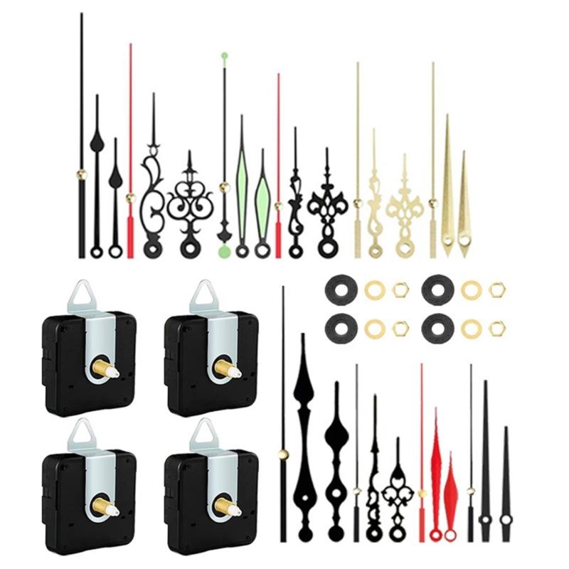Home Office Clock Building with Quiet Quartzs Mechanism and 10 Pairs sHand