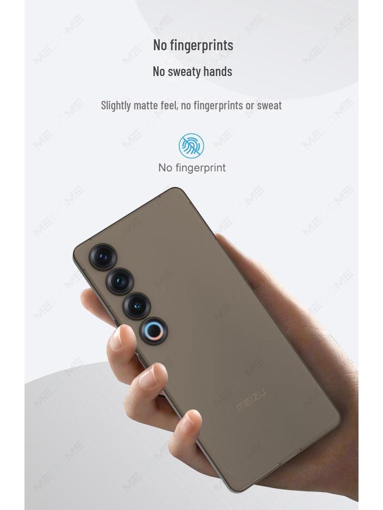 Ultra-thin Frosted Meizu 21 Pro Phone Case with No Fingerprint for Meizu 21 - PP Shell, New Model