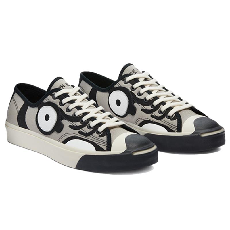 SOULGOODS X Converse Jack Purcell Comfortable Trend Durable and Lightweight Low-Top Canvas Shoes Unisex Grey