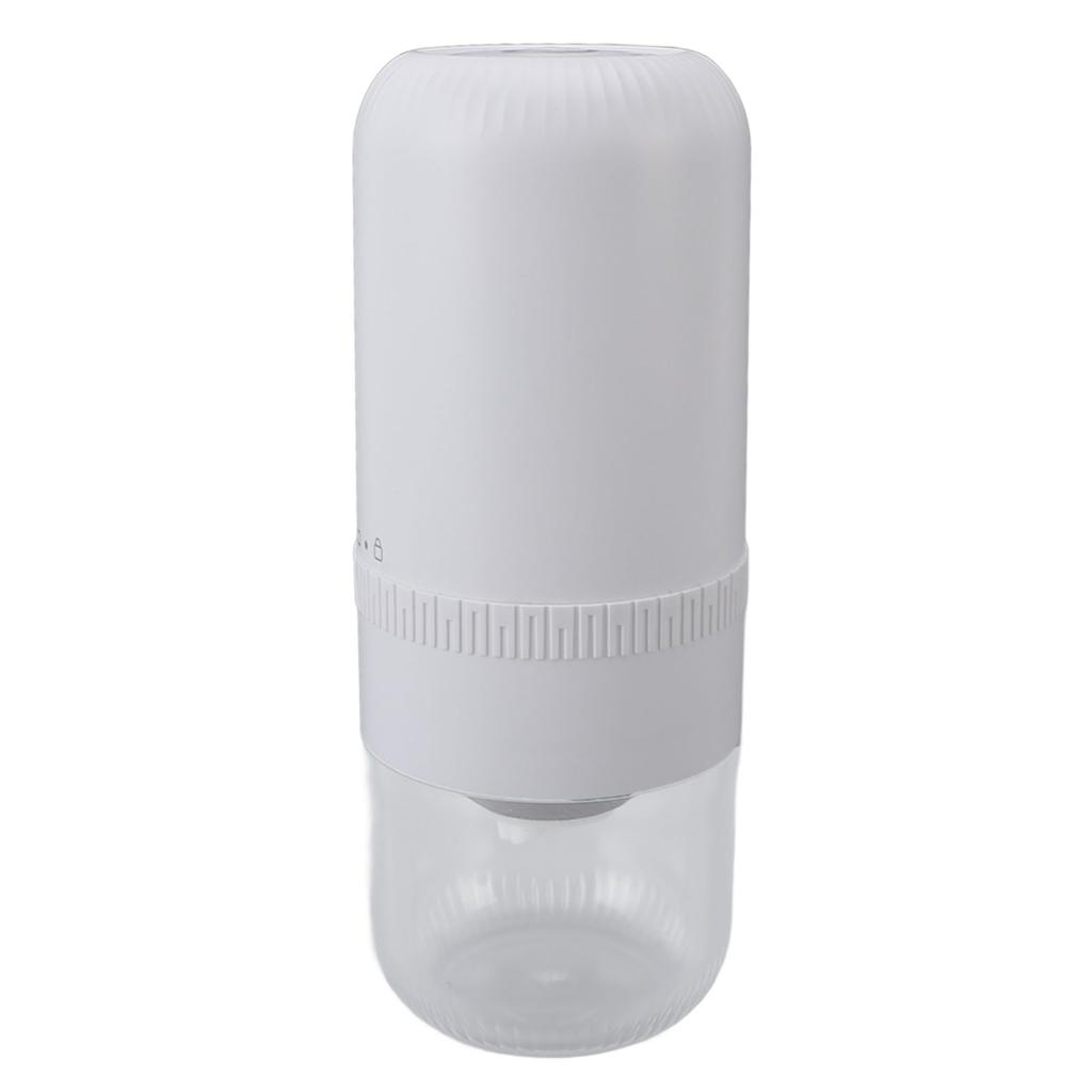 Electric Coffee Bean Grinder White USB Charging Cordless Adjustable Coarseness Multifunctional Coffe