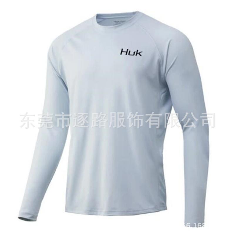 Mens Quick-Dry UV Protection Fishing Shirt Long Sleeve Breathable Bamboo Fiber Outdoor Sport Top Summer