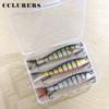 3 Sets Multi-Section Fish Artificial Hard Bait Crank Lure Loach Luya Simulation Bionic Beak Bait Hooks Stainless Steel Boxed