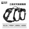 Reflective Dog Harness With Leash Medium To Large Dogs Adjustable Nylon Chest Strap Escape-Proof Design