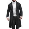 European 2024 Men's Double-Breasted Wool Overcoat In Stock