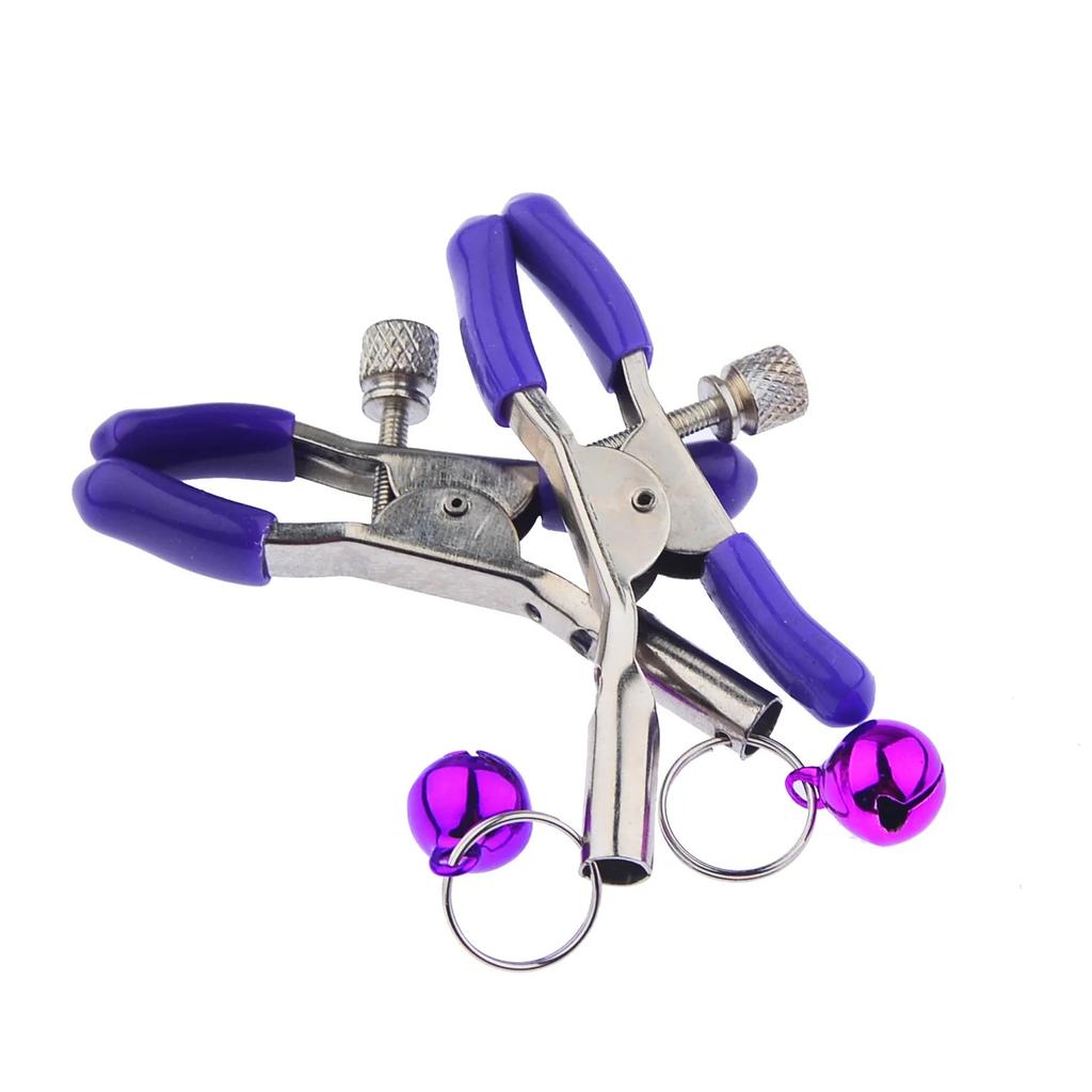 Breast Clips Adjustable Nipple Clamps with Bell Masturbation Sexy Toys Slaves Bdsm Bondage Fetish Exotic Accessories for Couples