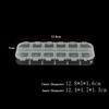 Square Jewelry Beads Container Plastic Sundries Organizer Small Items Case  Packing Boxes