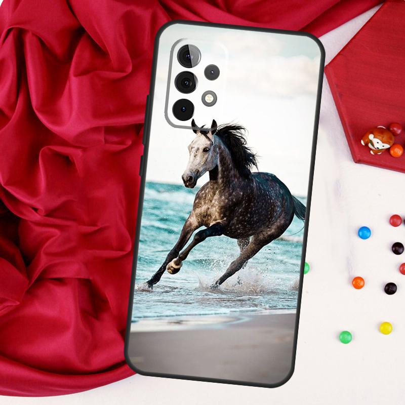 Galloping Horse For Samsung Galaxy A52 A32 A22 A54 A14 A16 A26 A36 A56 A55 A35 A05 A06 A15 A53 A33 A13 Case