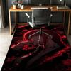 Makima Chainsaw Man Pattern Rug, Indoor/Outdoor Mat, for Picnic, Gameroom, Bedroom, Office, Living Room, Home Decor Carpet, Birthday Gift