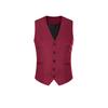 Muži Formální vesta Business Vesta Výstřih do V Bez rukávů Jednořadové kapsy Jednobarevné Knoflíčky Slim Fit Měkký kabát Groomsman