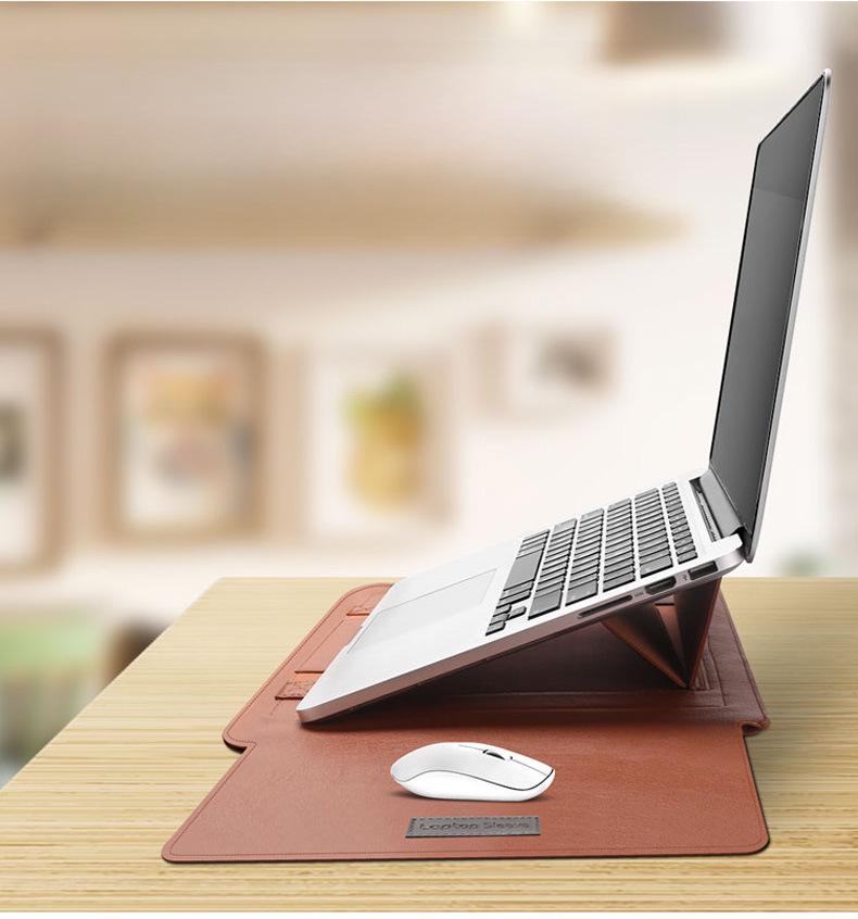Protective Leather Stand Bag for Apple 13” & Huawei 14”/16” Laptops
