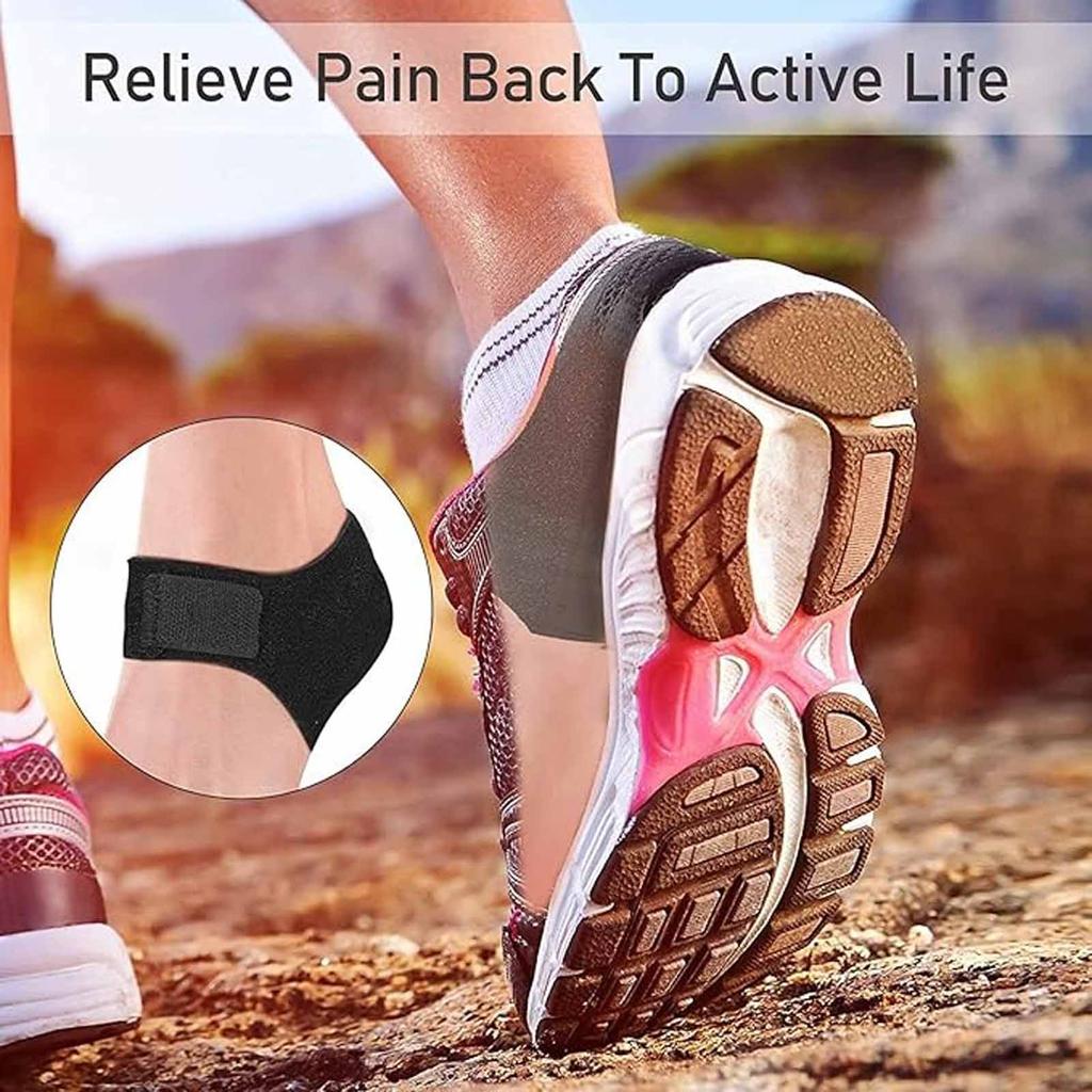 Heel Cover - Soft -abrasion Adjustable Warmth Cover - Silicone - Sports -absorbing Foot Cover