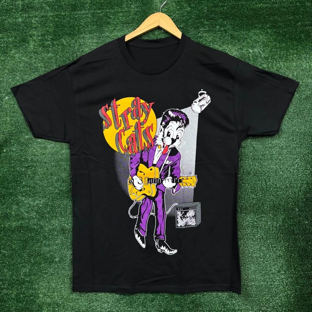 Stray Cats Runaway Boys Album Rockabilly Band T-shirt Size Medium
