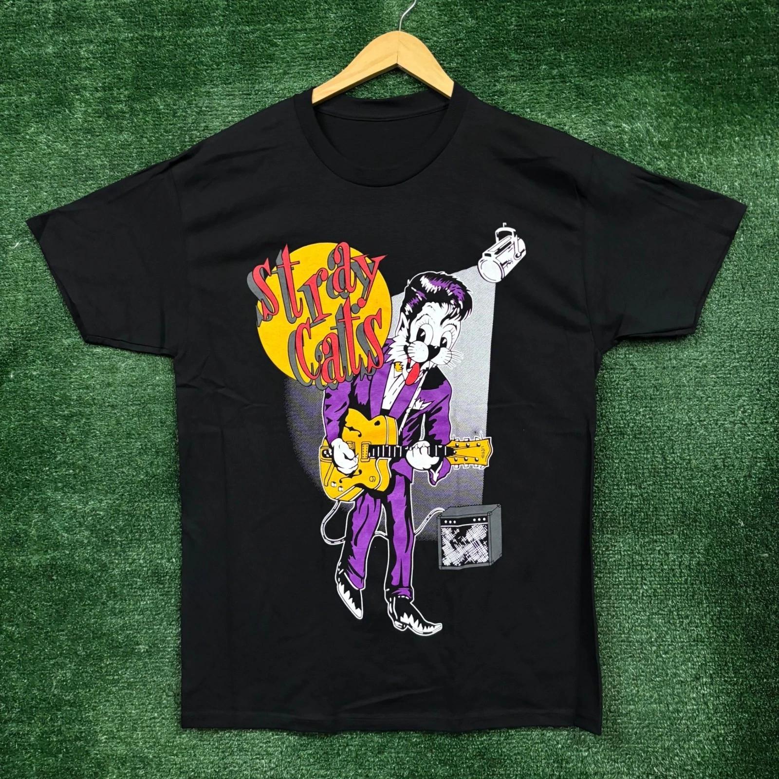 

Stray Cats Runaway Boys Album Rockabilly Band T-shirt Size Medium M