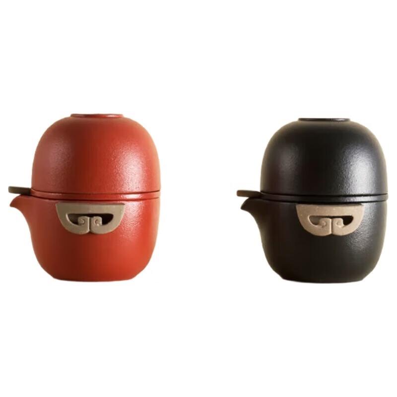 Lubaokuai Portable Zodiac Sheep Quick Brewing Tea Set