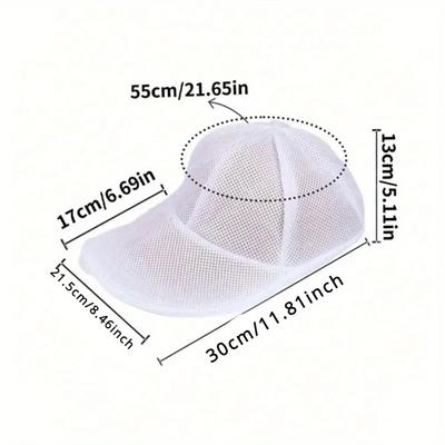 New Baseball Cap Laundry Bags Hat Wash Bag Anti-deformation Washing Machine Hat Mesh Bag Portable Baseball Cap Washing Bags
