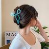 French Bow Knot Hair Clip Women Girl Large Jelly Color Acrylic Hairpin Fashion Hair Accessories