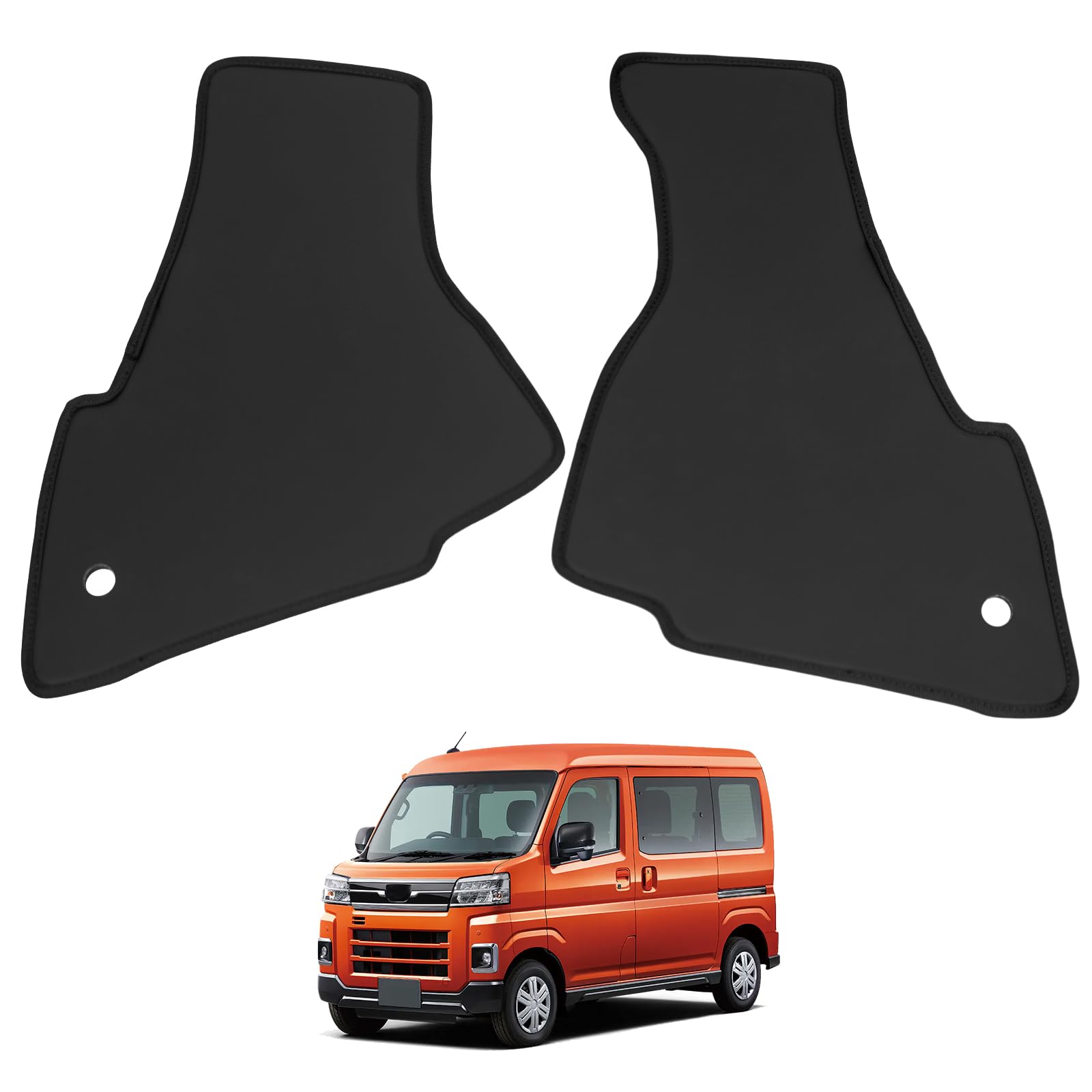 

TELLIKA Защитные накладки на передние пороги для Toyota Atrai серии S700 и Hijet, Боковые накладки на пороги, Кастомные, Оригинальные, Защитные от царапин и пятен, ПВХ, Накладки на пороги со стороны ног, Водитель, Пассажир