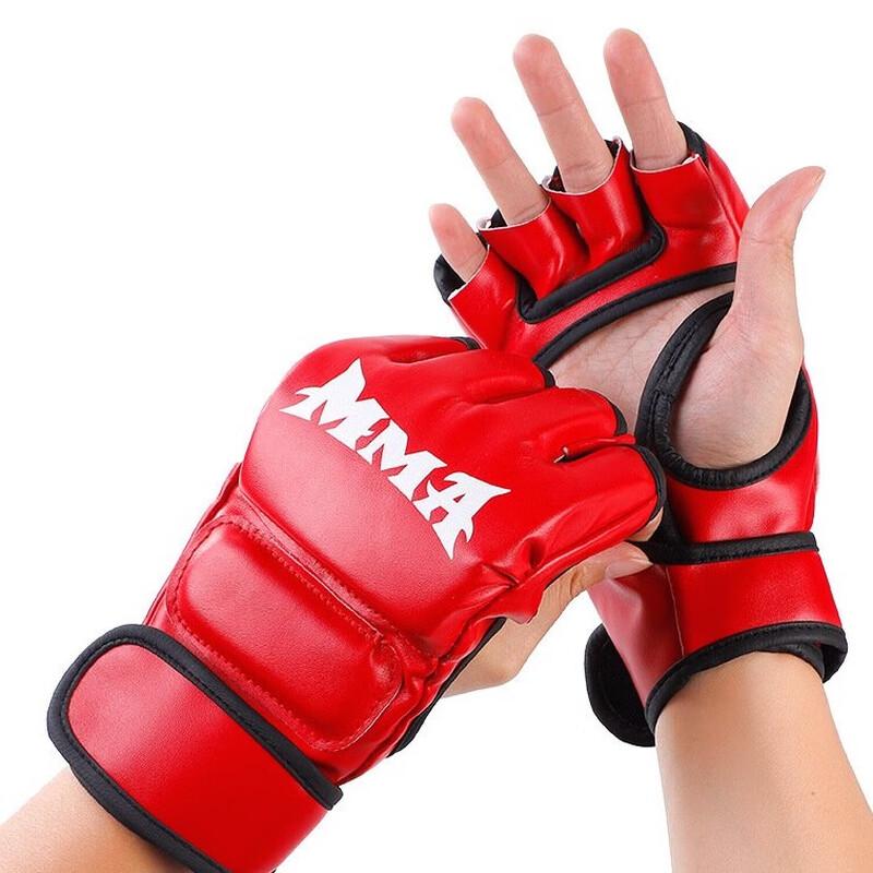 Men s Half-Finger MMA Boxing & Training Gloves