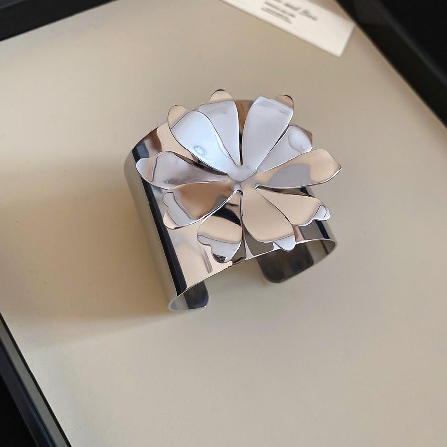 Vergoldetes Geometrisches Armreif - Minimalistisches Leichter Luxus Armband für Damen