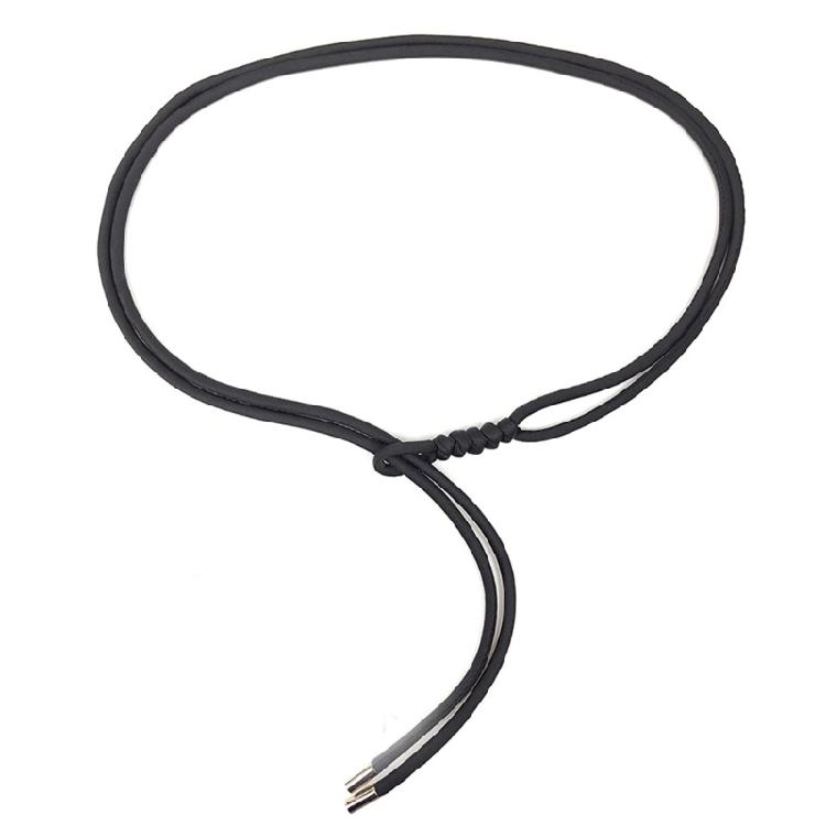 

Creative Braided Waist Rope Waist Chain for Women Adjustable Braided Waist Belt Dinner Party Female Waist Body Jewelry чорний