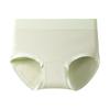 Women High Waist Pure Cotton Antibacterial Crotch Plus Size Solid Triangle Panties
