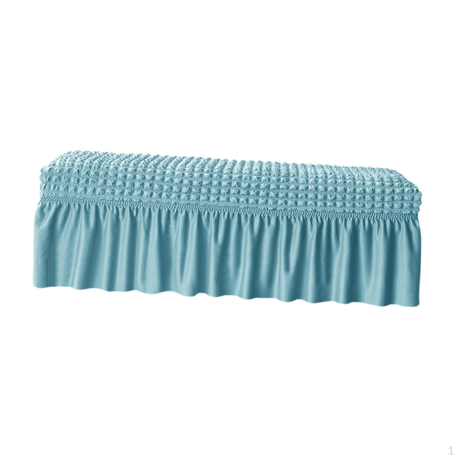 

Чехол для скамейки, чехол для стула с юбкой, прямоугольное сиденье с подушкой M