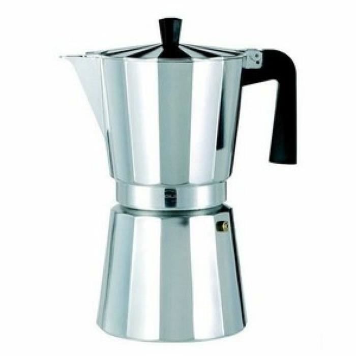 Cafetière Italienne - Valira - VITRO 3T - Aluminium - 3 Tasses - Argenté