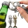 Stevig Legerings Biergereedschap Vintage Visgraat Flesopener, Heavy Duty Dop Creatieve Bar Accessoires Verwijderaar, Professioneel Keukengadget voor Thuis