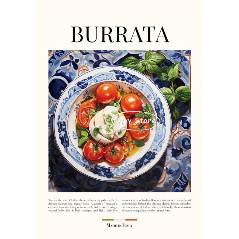 Kitchen Food Poster Patatas Bravas Churros Pizza Pancakes Canvas Painting Prints Wall Picture for Bar Dining Room Home Decor