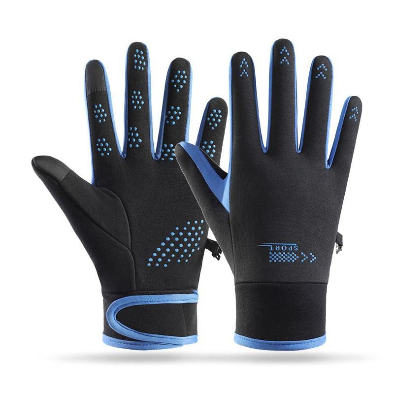 

Теплые перчатки на осень и зиму плюс бархатные мужские и женские одного стиля противоскользящие ветрозащитные водонепроницаемые перчатки для занятий спортом на открытом воздухе, для велоспорта, с сенсорным экраном One Size