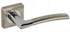 Internal Door Handle, Split Plate, Square, Chrome