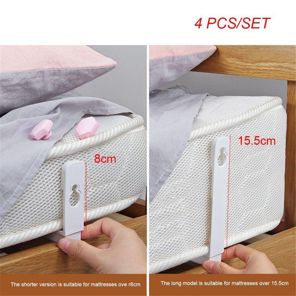 4Pcs Non-slip Bed Sheet Clip Invisible Bed Sheet Buckle Bed Sheet Fixing Clip  Quilt Fixing Tool