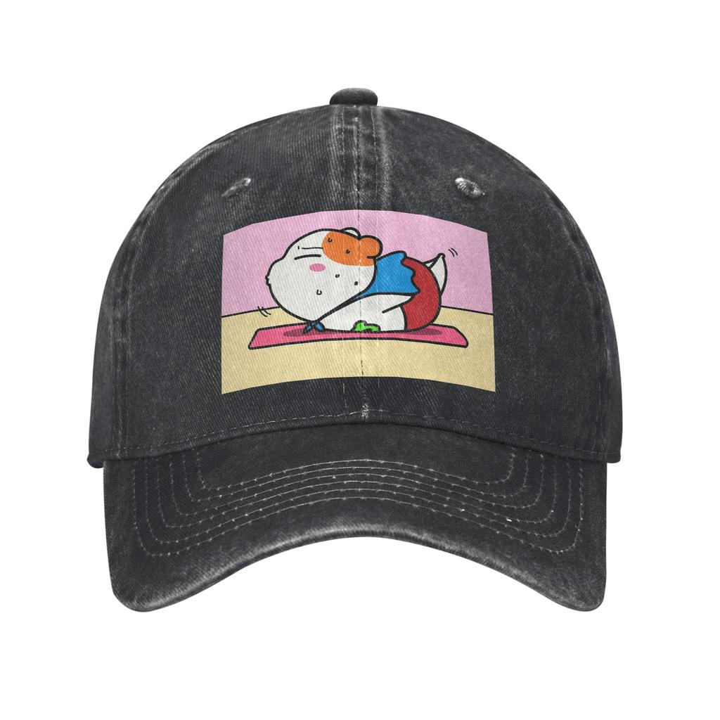 Unisex Baseball Hats Cute Cartoon Ebichu Denim Outdoor Baseball Caps Hip Hop Cap Casquette