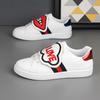 Spring and Autumn Thick-soled Embroidered Sports Board Shoes Mandarin Duck Tail Light Luxury Low-top Casual Shoes