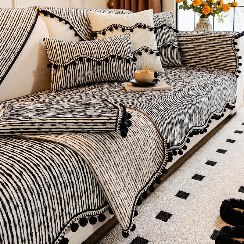 Chenier Special-Shaped Sofa Cushion, Universal In All Seasons, Nordic Sofa Seat Cushion, Non-Slip Straight Row Irregular Cover