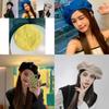 Trendy Cotton Beret For Women Sleek Minimalist Style Fall Winter Headgear