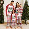 Family Matching Print Sets Pajamas Loungewear Outfits Family Matching Long Sleeve Tops+Pants Set