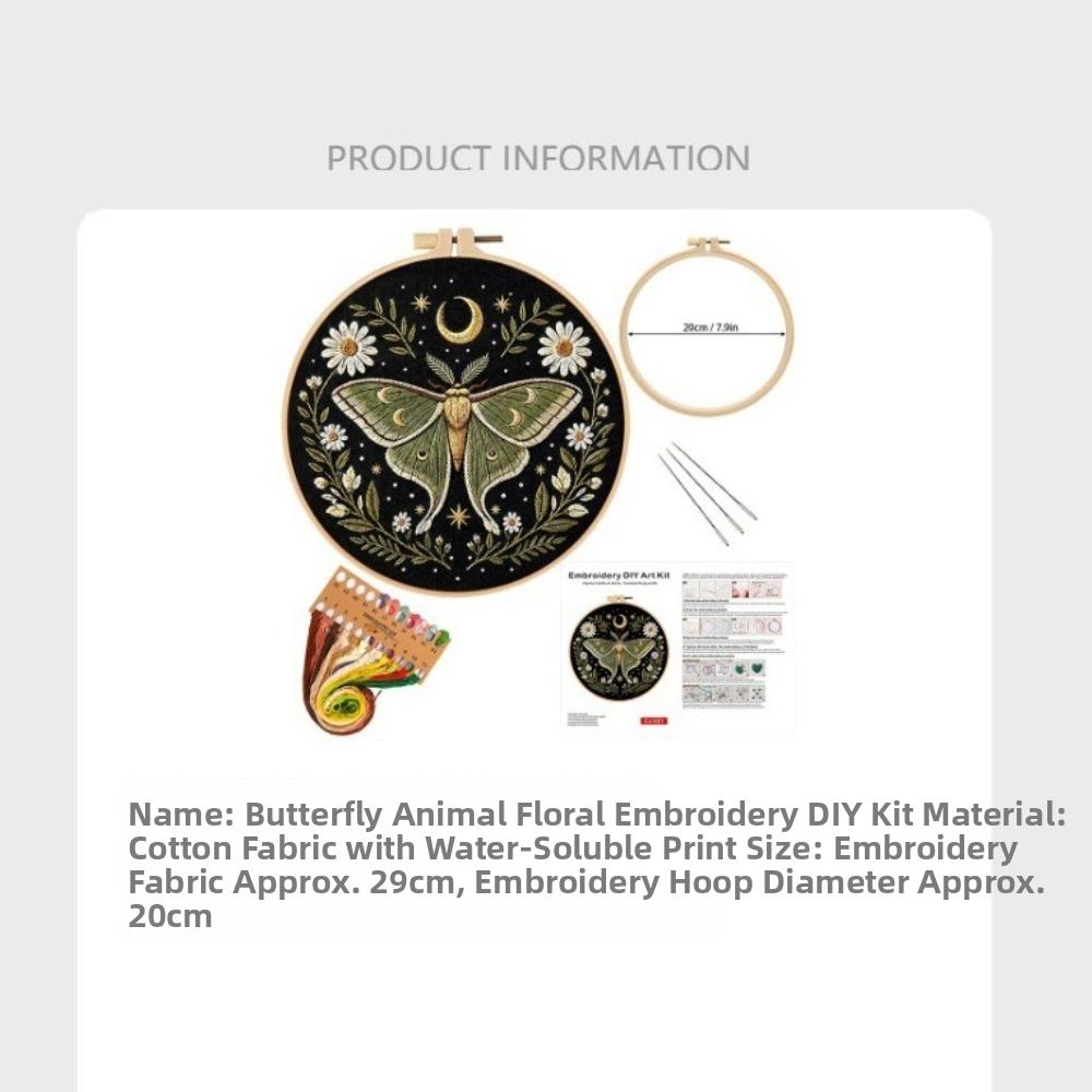 With Pattern Embroidery Kit Stamped Cloth DIY Embroidery Kit Stamped Embroidery Kit  For Beginners