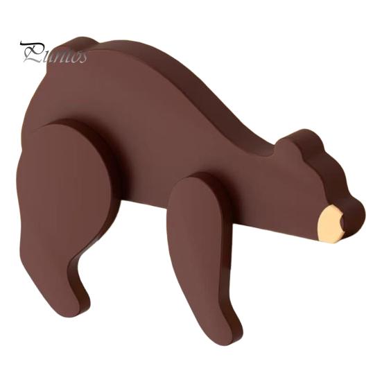 

Украшение в виде лесного животного, деревянное украшение в виде животного, украшение на дверную раму в виде животного из дикой природы для спальни, классной комнаты, полки, декора детской комнаты B