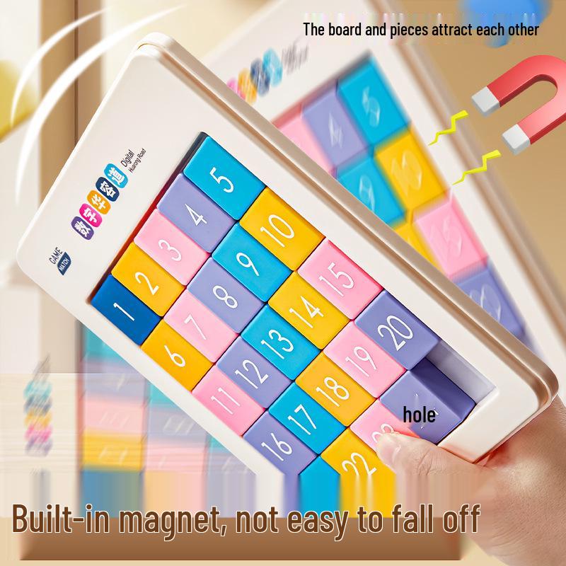 Magnetic Number Sudoku Sliding Puzzle: Educational Toy for Primary Students