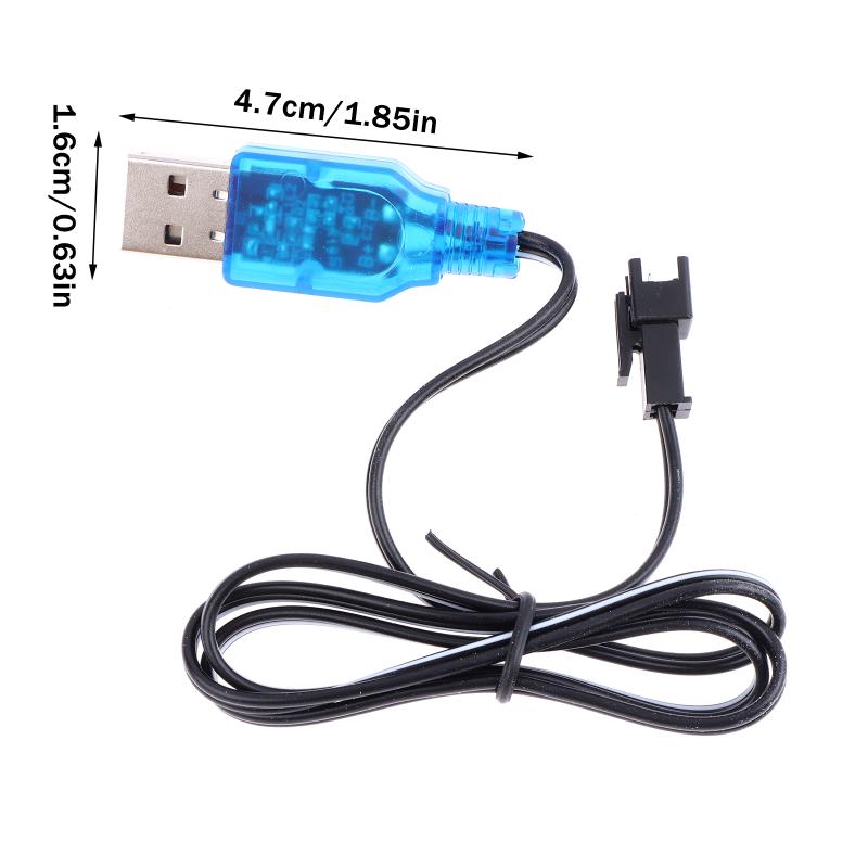 

3.7V 400mA Lithium Battery Charger SM2P Forward Plug with 60CM Cord for Power Bank Module Efficient Charging