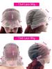 200 Density 13x4 13x6 Full Frontal Lace 99j Burgundy Preplucked Colored Straight Frontal Wig HD Transparent Lace Human Hair Wigs