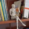 Harz Dame Frau Buch Lesen Figuren für Interieur Abstrakt Heim Arbeitszimmer Wohnzimmer Schlafzimmer Dekor Kunsthandwerk Figur Statuen