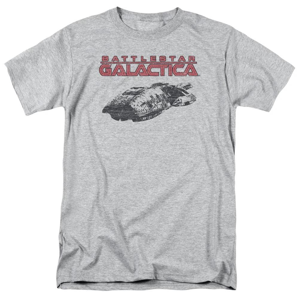 Battlestar Galactica - Ship Logo - Unisex Short Sleeve Children s T-shirt - Gray 140