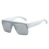 Large Sunglasses Unisex Women Men Anti Wind Driving Cycling Glasses One Pieces Reflective Half Frame Sun Screen Shades UV400