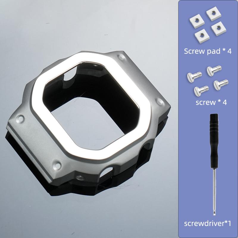 DW-H5600 Mod Kit Ultralight Titanium Alloy Case&Strap for Casio Watch 3516 DW-H5600 DWH5600 matel Bracelet shell bezel watchband For DW-H5600 watch